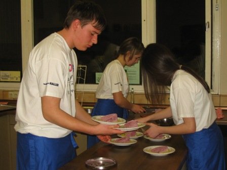 Kochwettbewerb Präsentation